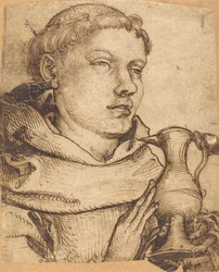 Bust of a Monk Assisting at Communion